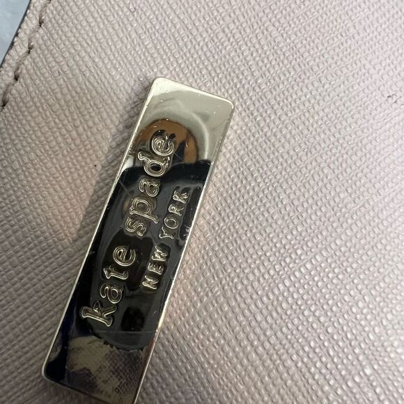 Kate Spade Laurel Way Reese Satchel Dusty pink and black GUC - Picture 4 of 14